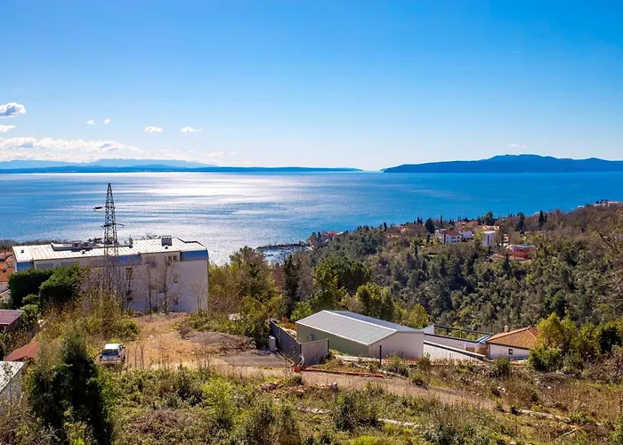 Apartment Ida With Terrace, Sea View, Near Opatija Icici