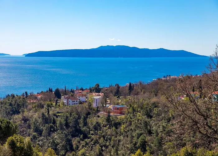Ida With Terrace, Sea View, Near Opatija Apartment